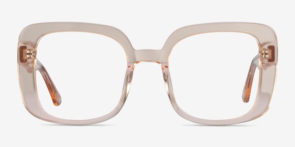 Calista Clear Yellow Acetate Eyeglass Frames