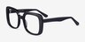 Calista Black AcetateEyeglass Frames from EyeBuyDirect, Angle View