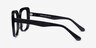 Calista Black AcetateEyeglass Frames from EyeBuyDirect, Side View