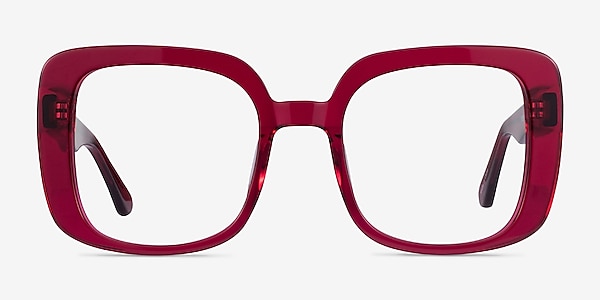 Calista Raspberry Acetate Eyeglass Frames