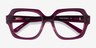 Ellen Clear Purple AcetateEyeglass Frames from EyeBuyDirect, Closed View