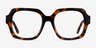 Ellen Tortoise AcetateEyeglass Frames from EyeBuyDirect, Front View