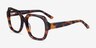 Ellen Tortoise AcetateEyeglass Frames from EyeBuyDirect, Angle View