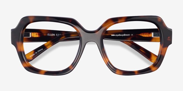 Ellen Tortoise AcetateEyeglass Frames from EyeBuyDirect, Closed View
