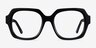 Ellen Black AcetateEyeglass Frames from EyeBuyDirect, Front View