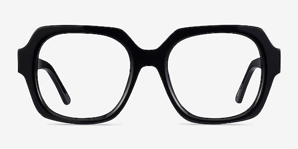 Ellen Noir Acétate Montures de lunettes de vue
