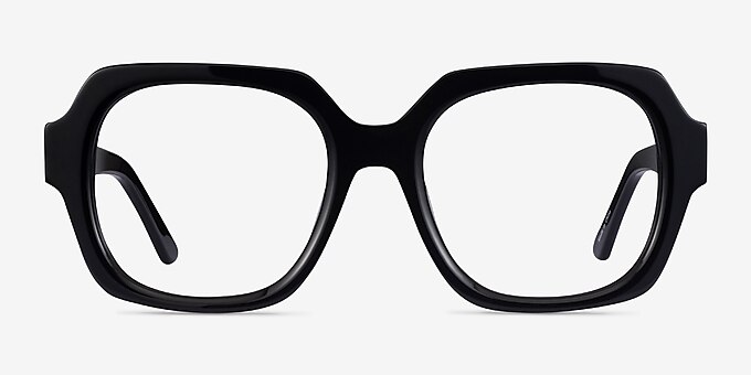Ellen Black Acetate Eyeglass Frames
