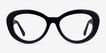 Dahlia Black AcetateEyeglass Frames from EyeBuyDirect, Front View
