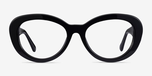 Dahlia Black Acetate Eyeglass Frames
