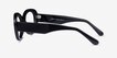 Dahlia Black AcetateEyeglass Frames from EyeBuyDirect, Side View