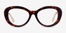 Dahlia Tortoise & Cream AcetateEyeglass Frames from EyeBuyDirect, Front View