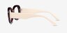 Dahlia Tortoise & Cream AcetateEyeglass Frames from EyeBuyDirect, Side View