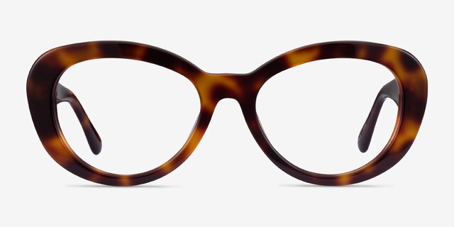 Dahlia Tortoise AcetateEyeglass Frames from EyeBuyDirect, Front View
