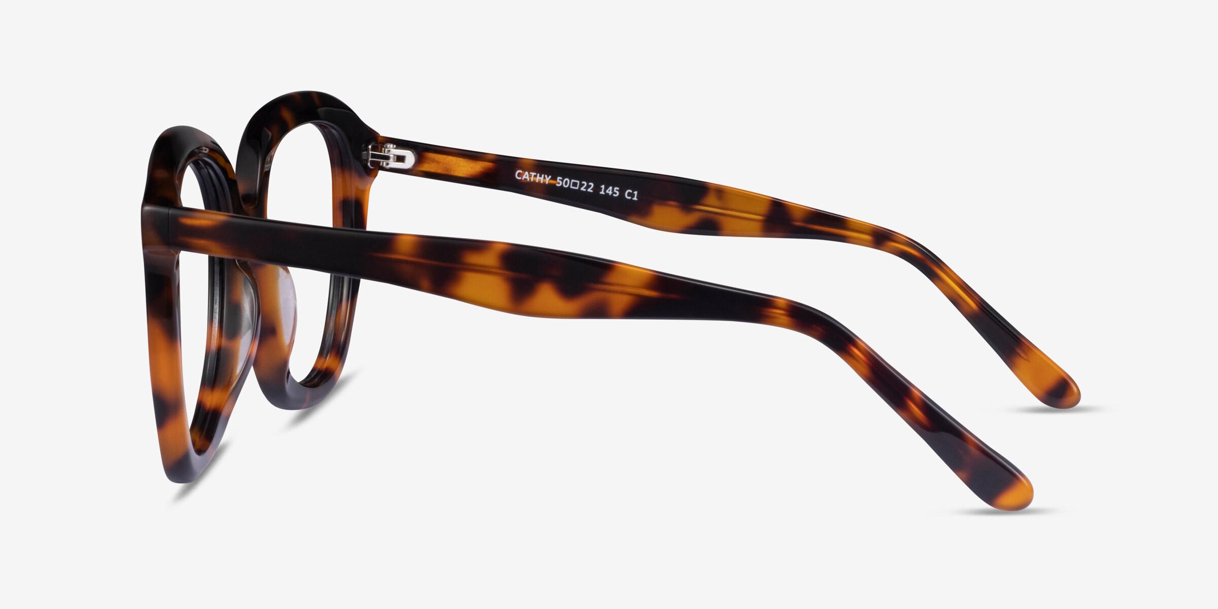 Cathy Square Black Glasses for Women | Eyebuydirect