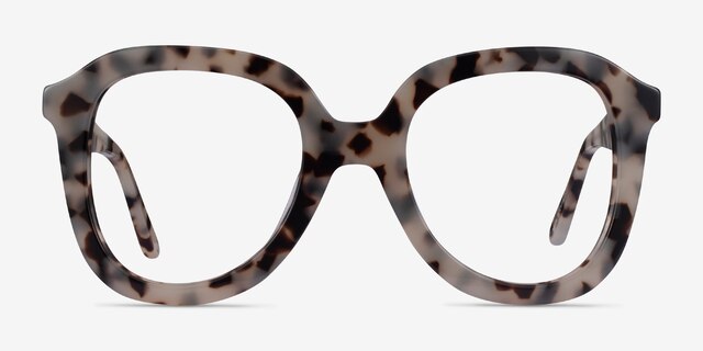 Cathy Écaille ivoire AcétateMontures de lunettes de vue d'EyeBuyDirect, Vue de Face