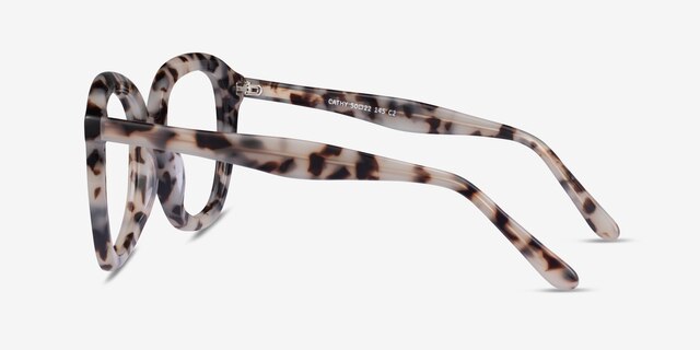 Cathy Écaille ivoire AcétateMontures de lunettes de vue d'EyeBuyDirect, Vue de Côté