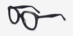 Cathy Black AcetateEyeglass Frames from EyeBuyDirect, Angle View