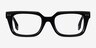 Kit Black AcetateEyeglass Frames from EyeBuyDirect, Front View