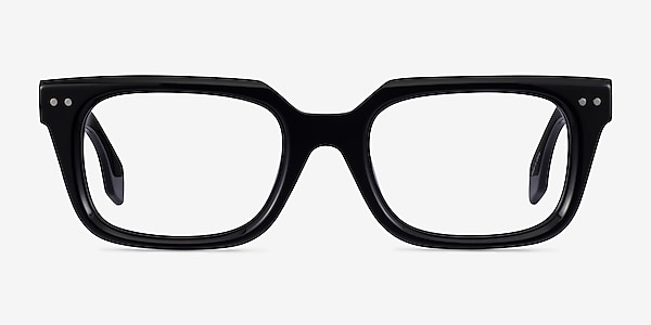 Kit Black Acetate Eyeglass Frames