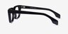 Kit Black AcetateEyeglass Frames from EyeBuyDirect, Side View
