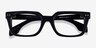 Kit Black AcetateEyeglass Frames from EyeBuyDirect, Closed View