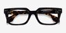 Kit Dark Tortoise AcetateEyeglass Frames from EyeBuyDirect, Closed View