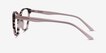 Wonder Ivory Tortoise Pink AcetateEyeglass Frames from EyeBuyDirect, Side View