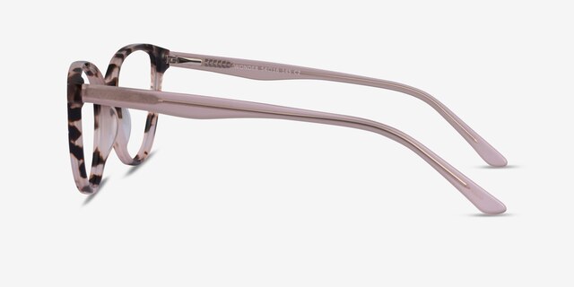 Wonder Ivory Tortoise Pink AcetateEyeglass Frames from EyeBuyDirect, Side View