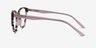 Wonder Ivory Tortoise Pink AcetateEyeglass Frames from EyeBuyDirect, Side View