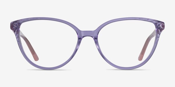 Wonder Clear Purple Pink Acétate Montures de lunettes de vue