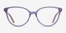 Wonder Clear Purple Pink AcetateEyeglass Frames from EyeBuyDirect, Front View