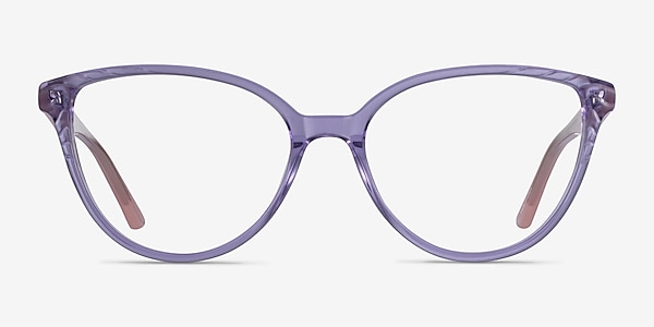 Wonder Clear Purple Pink Acetate Eyeglass Frames