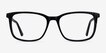 Meridian Black AcetateEyeglass Frames from EyeBuyDirect, Front View