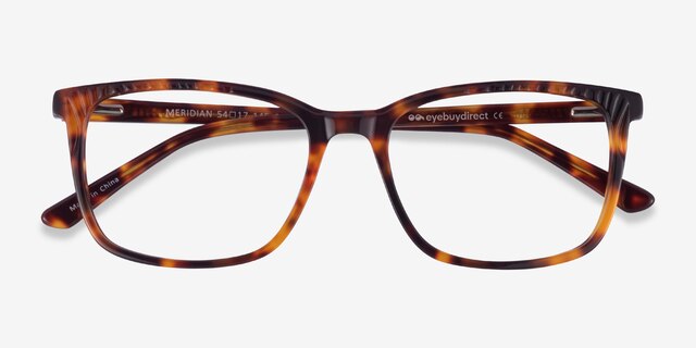 Meridian Tortoise AcetateEyeglass Frames from EyeBuyDirect, Closed View