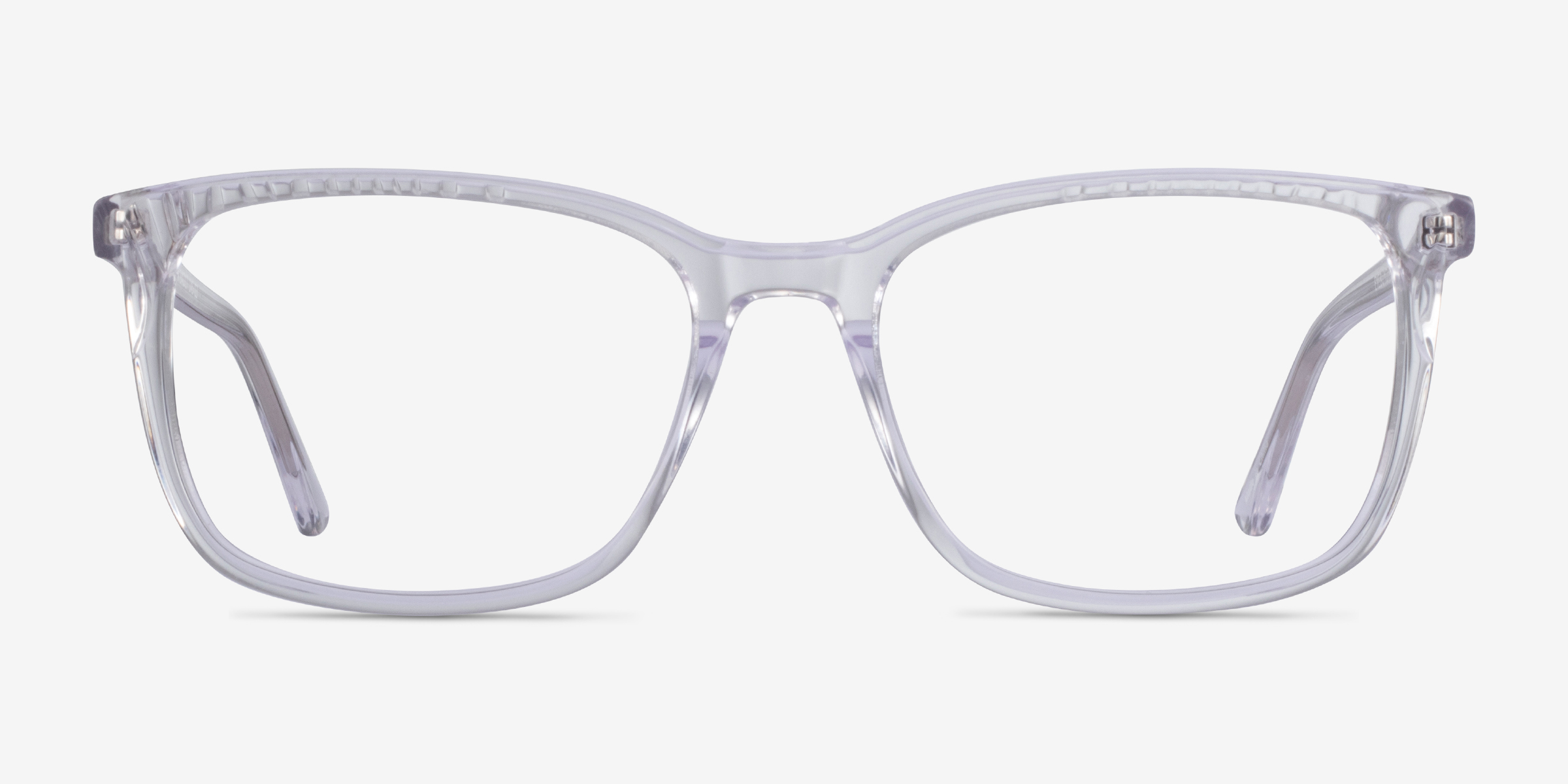 Meridian Rectangle Clear Full Rim Eyeglasses Eyebuydirect 7020