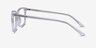 Meridian Clear AcetateEyeglass Frames from EyeBuyDirect, Side View