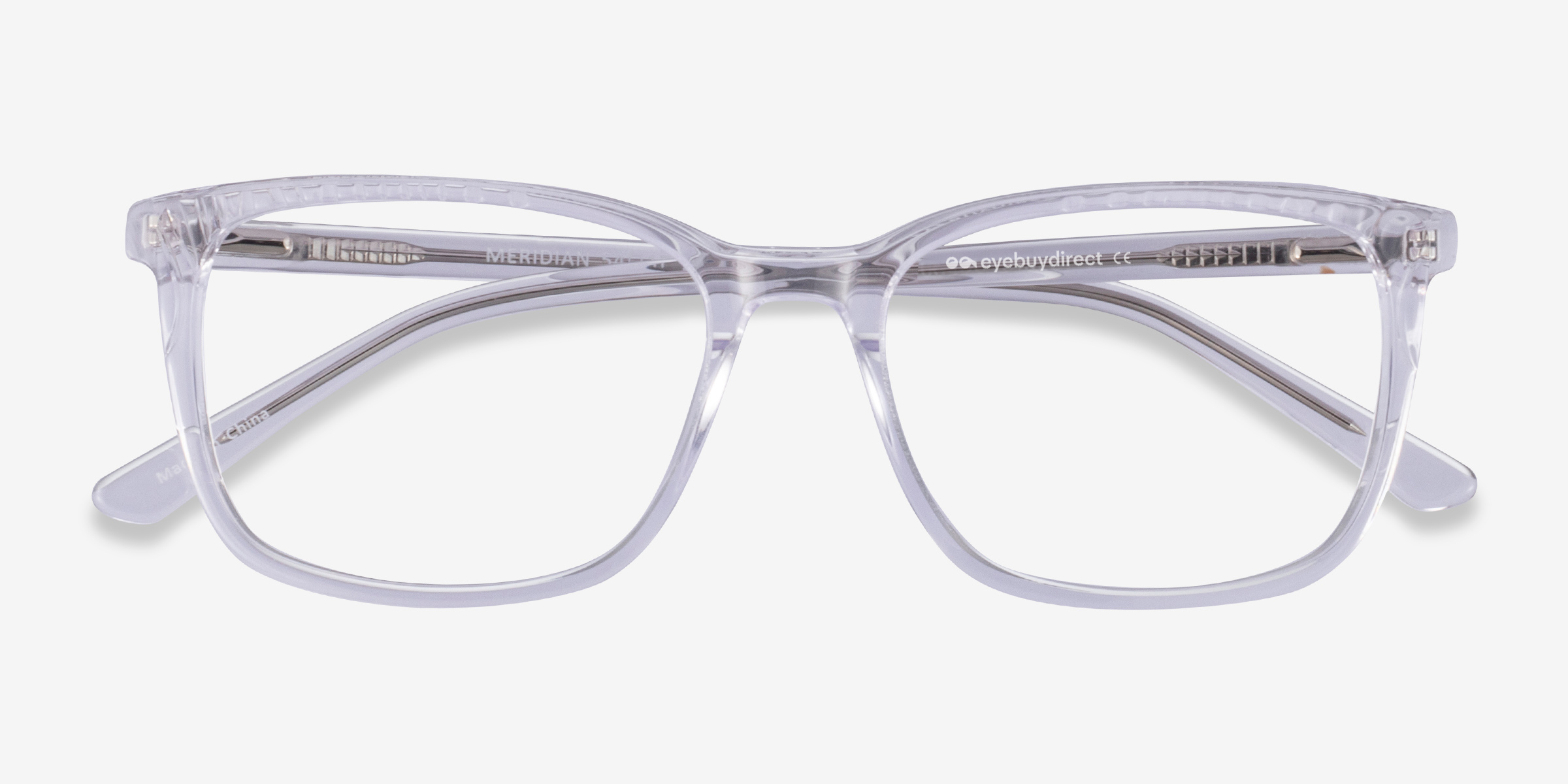 Meridian Rectangle Clear Full Rim Eyeglasses | Eyebuydirect