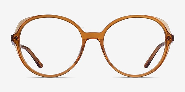 Pure Orange Acetate Eyeglass Frames