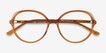 Pure Orange Alternative MaterialsEyeglass Frames from EyeBuyDirect, Closed View