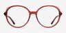 Pure Terracotta AcetateEyeglass Frames from EyeBuyDirect, Front View