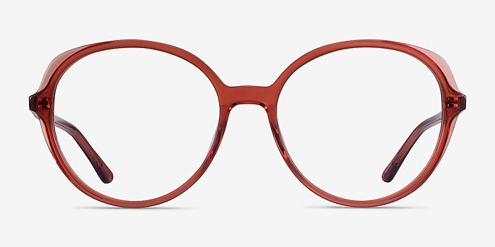 Pure Terracotta Acetate Eyeglass Frames from EyeBuyDirect