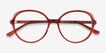 Pure Terracotta Alternative MaterialsEyeglass Frames from EyeBuyDirect, Closed View