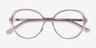 Pure Champagne AcetateEyeglass Frames from EyeBuyDirect, Closed View