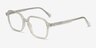 Bucolic Clear Yellow AcétateMontures de lunettes de vue d'EyeBuyDirect, Vue d'Angle