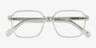 Bucolic Clear Yellow AcétateMontures de lunettes de vue d'EyeBuyDirect, Vue Rapprochée