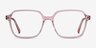 Bucolic Clear Pink AcetateEyeglass Frames from EyeBuyDirect, Front View
