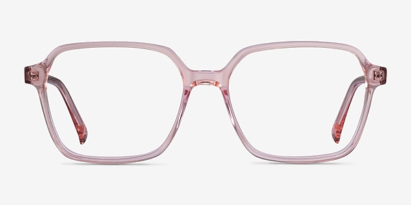 Bucolic Clear Pink Acétate Montures de lunettes de vue