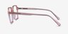 Bucolic Clear Pink AcetateEyeglass Frames from EyeBuyDirect, Side View