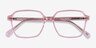 Bucolic Clear Pink AcetateEyeglass Frames from EyeBuyDirect, Closed View