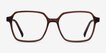 Bucolic Clear Brown Alternative MaterialsEyeglass Frames from EyeBuyDirect, Front View